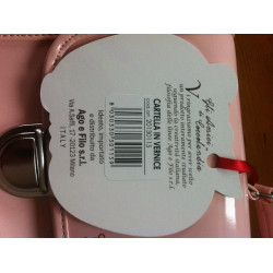 cartella in vernice rosa